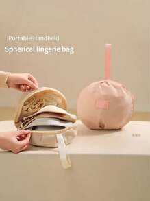 Travel Spherical Underwear Storage Bag For Intimate Clothing, Bra And Panties Organizer Portable Bag Bag For School School Accessories School Stuff Dorm Room Essentials Clothes Organizer Closet Organization And Storage Bedroom