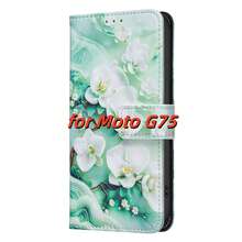 带卡槽的钱包保护套，适用于 MOTO/Honor/Infinix/VIVO - 粉花 - 查看 21