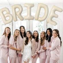 Balão de Letra em Folha de Alumínio Branco Creme de 40 Polegadas com 26 Letras, Adequado para Festas de Aniversário, Dia dos Namorados, Temas de Casamento, Formatura, Aniversário, Decoração de Balões para Festa de Carnaval, Itens de Decoração de Festa Livremente Combináveis