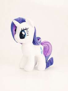 Hasbro Juguete de peluche, 30 cm, regalo sorpresa de cumpleaños, regalo para fans, muñeco de animal suave, Rarity - Blanco - Ver 2
