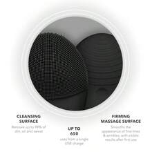 FOREO Luna 3 Men Silicone Facial Cleansing And Firming Massage Brush For Skin And Beard Shave Prep UltraHygienic 16 Intensities 650 Uses USB Charge AppConnected Waterproof 2Year Warranty - Men - View 6