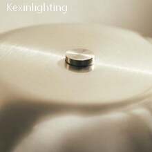 Kexinlighting 1pc Nordic Style Solid Color Iron Desk Lamp, Touch Control Lamp, 3 Color Temperatures Adjustable, Brightness Adjustable, LED Eye-Care Desk Lamp, Portable Wireless Desk Lamp - Solid Color - View 5