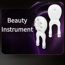 Facial Massage Beauty Instrument Seven Color Light Facial Fascia Eye Nose Bridge Massager - English Instruction Manual - View 1