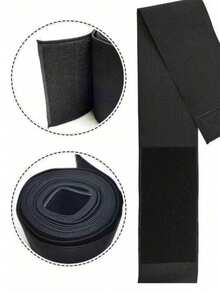 1pc Women's Waist Trainer Belt, Elastic Adjustable, Postpartum Abdominal Shaping, Waist Slimming Band, Curve Sculpting, Suitable For Daily Wear Or Training/Workout - Black - View 6