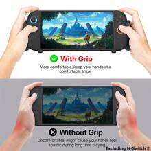 YIYI Console Grip With 5 Game Slots Compatible With Nintendo Switch 2 (2025), Ergonomic Grip Hard Shell For Users Who Prefer Handheld Mode, 1pc Black (NOT For Switch 1) - View 4