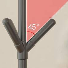 Simple And Light Luxury Floor-Standing Coat Rack Wrought Iron Coat Rack Bedroom Vertical Clothes Rack Creative Foyer Clothes Rac - 三腳架白色 - 查看 7