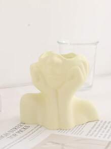 1pc Human Form Decorative Desk Organizer, Multi-Functional Pen/Makeup Brush Holder