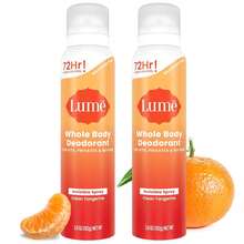 Invisible Spray Deodorant For Women - Whole Body Deodorant Spray - 72 Hr Odor Control - Ozone, Natural Propellant - Aluminum & Baking Soda Free, Skin Loving - 2 Pack (Clean Tangerine) - Clean Tangerine - 查看 9