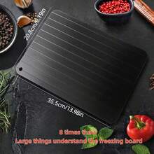 Aluminium Alloy Rapid Defrosting Tray, Household & Commercial Kitchen Meat, Seafood Defrosting Plate - Multicolor - View 16