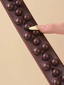 1pc 37-Bead 3-Row Massage Roller, Full Body Massage, Meridian Massage, Back Scraping Gua Sha, Salon Back Massage, Muscle Scraping Gua Sha Massage Stick - Multicolor - View 11