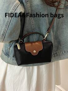 New Fashionable Solid Color Simple PU Bucket Bag, Stylish & Elegant, Versatile For Work, Shopping, Dates, Hand/Shoulder/Crossbody Carry