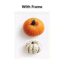 1/3PCS Autumn Harvest Poster Optional Frame Wall Art, Autumn Bounty For Kitchen Decoration, Seasonal Home Wall Decoration Wall Decor Living Room