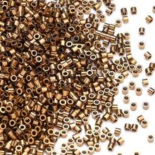 Uniform 2mm Metallic Seed Beads Classic Bottle Packing Golden Silvery Glass Seed Beads For Charms Tassel DIY Craft Jewelry Making Fashion Accessories - Beads - View 24