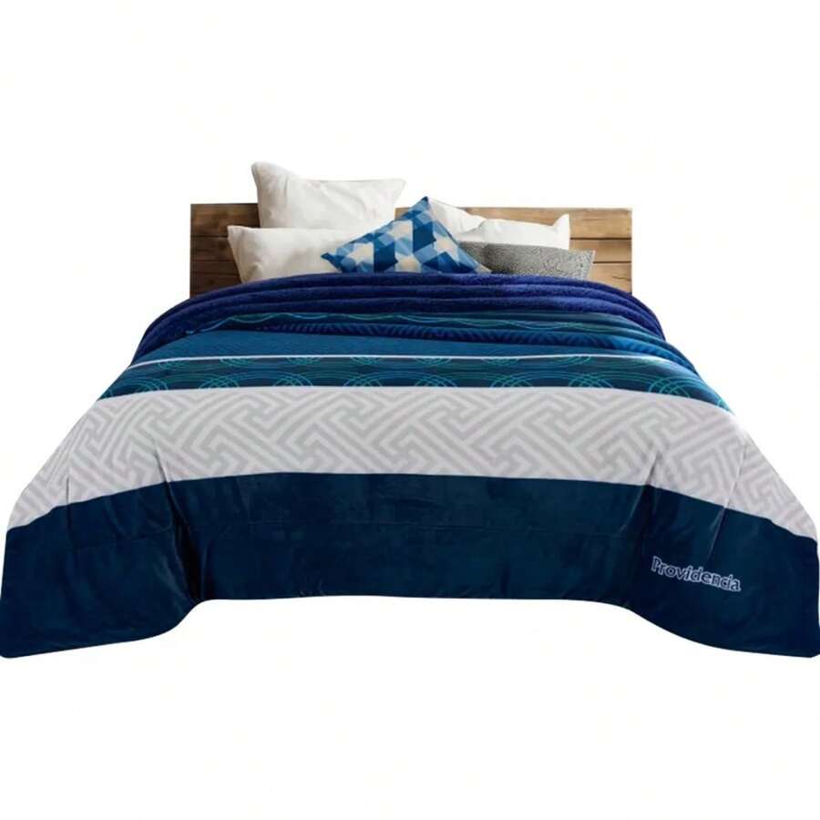 Cobertor Jumbo Matrimonial con Borrega – Súper Suave, Cálido y con Diseños Trendy para esta temporada de Frio- Beautty Home - Barcelona - Ver 1