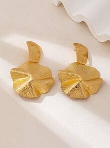 Dernières boucles d'oreilles pendantes métalliques chic minimalistes à la mode