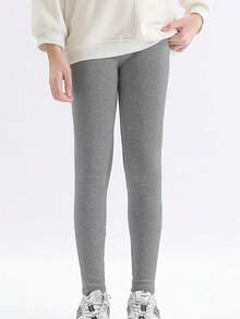 3 件套女童秋冬德国拉绒 3/4 打底裤，儿童紧身保暖裤袜，秋季保暖连裤袜