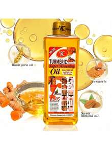 200ml Turmeric Essential Oil With For Skin Massage, Body Massage, Diffuser, Aromatherapy Hair Face Care