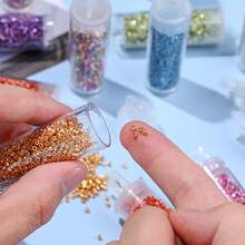 1000pcs/Set Tiny 2mm Glass Beads Fashion Metallic Color Vintage Style DIY Tiny Beaded Bracelet Loose Bead Handmade Accessories - Beads - View 6