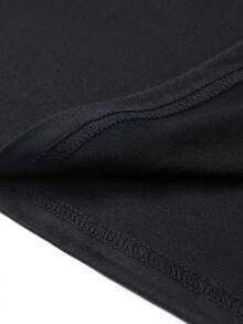 Mom And Dad Mad At Me Funny Scream T-Shirt Large Size Drop Shoulder Style Unisex Cottom - màu đen - Xem 8