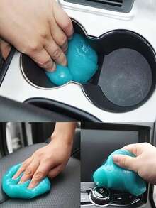 1件装汽车清洁胶内饰清洁软胶车内缝隙出风口清洁泥键盘清洁胶内饰清洁刷 - 彩色 - 查看 4