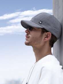 1 Pc Unisex Short Brim Personalized Retro American Style Small Logo Snapback Hat - Multicolor - View 2