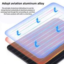 Aluminium Alloy Rapid Defrosting Tray, Household & Commercial Kitchen Meat, Seafood Defrosting Plate - Multicolor - View 3