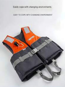 成人钓鱼救生衣、轻便便携式高浮力背心、成人专业航海救生衣、沙滩必需品、沙滩配件、泳池浮板 - 彩色 - 查看 5