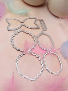 1pc Metal Die Cut, 2024 Metal Cutting Die For Paper Card Making Scrapbooking DIY Cards Photo Album Craft Decorations Flower Bows Metal Die Cuts