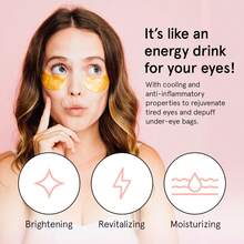 6/24pcs Hydrating Collagen Gel Eye Patches | Brightening Under Eye Gels For Tired-Look & Moisture Boost - 彩色 - 查看 4