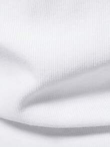 GRDR 1pc Men's Casual Henley Neck Short Sleeve T-Shirt, Summer - White - View 8