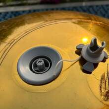 Inflatable Mirror Ball 0.6m 24in Big Shiny Balls Airtight Giant Mirror Balloon Large PVC Sealed Sphere For Events And Stage Party Advertising Shows Decoration 1 Piece Gold Without Air Pump - Gold - View 6