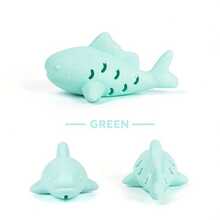 Pet Silicone Fish-Shaped Food Leak Educational Toy Pet Bite Resistance Training Fun Cat And Dog Toy