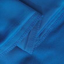 Juego de ropa de cama azul real - Microfibra sólida, con textura suave y acabado resistente a las arrugas - azul real - Ver 6