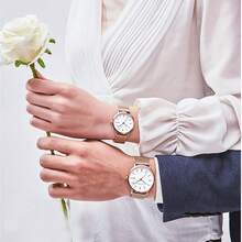 Unisex Stainless Steel Mesh Watch Band - Quick Release Metal Strap, Compatible With Smart Watches And Traditional Watches - Adjustable, Comfortable, Fashionable, Available In Gold, Silver, Black, Rose Gold - 18mm, 20mm, 22mm Options, Suitable For Daily, Business, Gift And Casual Wear - Multicolor - View 5