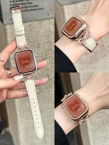 Beige Rose Gold Buckle