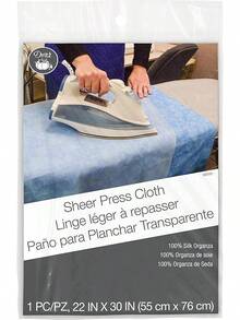 EstiloDritz Clothing Care 82442 - PañO De Prensado, 11 X 28 Pulgadas, Color BlancoVersióN Mejorada - Paño de prensa transparente - Ver 5