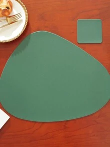 8/12 Pcs Hotel/Restaurant Placemat/Coaster Set, Premium Table Mats, Easy To Clean Multi-Color Heat-Resistant Pads To Protect Tabletop, Suitable For Weddings, Parties, Home, Hotel, Kitchen, Festive Decoration