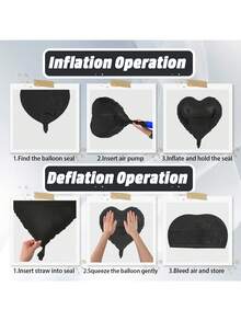 بالونات أرقام مخصصة قياس 32 بوصة باللون الأسود والذهبي والفضي ، إكليل من البالونات على شكل قلب قياس 18 بوصة باللون الأسود والأحمر الذهبي والأزرق الفضي مناسبة لأعياد الميلاد والزفاف وحفلات استحمام الطفل وعيد الحب وحفلات عصابات العروس ، أعياد الميلاد ذات موضوع الفرايكات ، ديكورات خطوبة العروس ، مناسبة لأعياد الميلاد والذكرى السنوية ورأس السنة واستحمام الطفل والتخرج والخطوبة وحفلات الزفاف