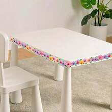 59 英尺热带芙蓉花公告栏边框、教室装饰、教师学校用品、教室办公室墙面装饰、夏威夷花卉派对装饰