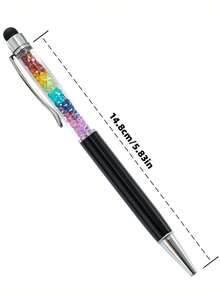 Customized Text/Logo Crystal Stylus Pen, Capacitive Touch Screen Pen For Smartphones, Back To School Gift, Gift For Teachers And Friends, Metal Promotional Pen,Office Decor - Rainbow Crystal Pen - View 6