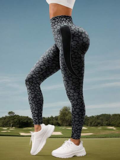 瑜伽紧身裤 无缝高弹力收腹运动紧身裤