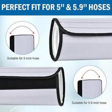 Cubierta para manguera de aire acondicionado, cubierta para conducto de ventilación de CA, funda aislante, funda aislante para manguera de aire acondicionado portátil, tamaño 152 x 56 cm - 152*56cm - Ver 6