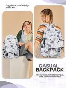 14-15.6 英寸笔记本电脑书包儿童学校背包女孩书包青少年小学生书包，学校背包学生休闲学校背包青少年男孩和女孩，大学初中高中儿童背包，男孩女孩旅行背包