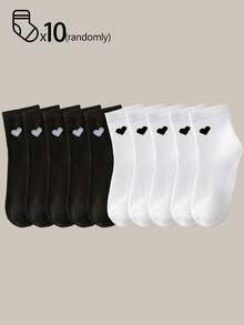 40 件/20 件/10 件男童女童儿童袜子套装 - 糖果色条纹纯色蝴蝶结/心形/涂鸦设计，柔软透气，男女通用婴儿幼儿青少年踝袜/中筒袜，适合学校运动日常穿着，青少年学生短袜/中筒袜，4 季黑白灰多色混合，儿童袜子，娃娃裙，猎豹印花，粉色袜子 - 彩色 - 查看 66