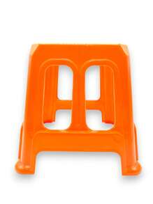 Banco Escalón de Plástico Multiusos Colores Para Niños 80 Kg. 1 Pz. - Naranja - Ver 2