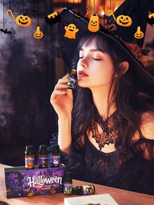 EMBRACEX. 10ml 萬聖節吸血鬼獵夜香氛，神秘紅寶石紅色，持久留香，適用於化裝舞會、萬聖節吸血鬼主題芳香療法，亦可用於製作萬聖節蠟燭、精油與家居裝飾 - Vampire Hunting Night - 查看 3