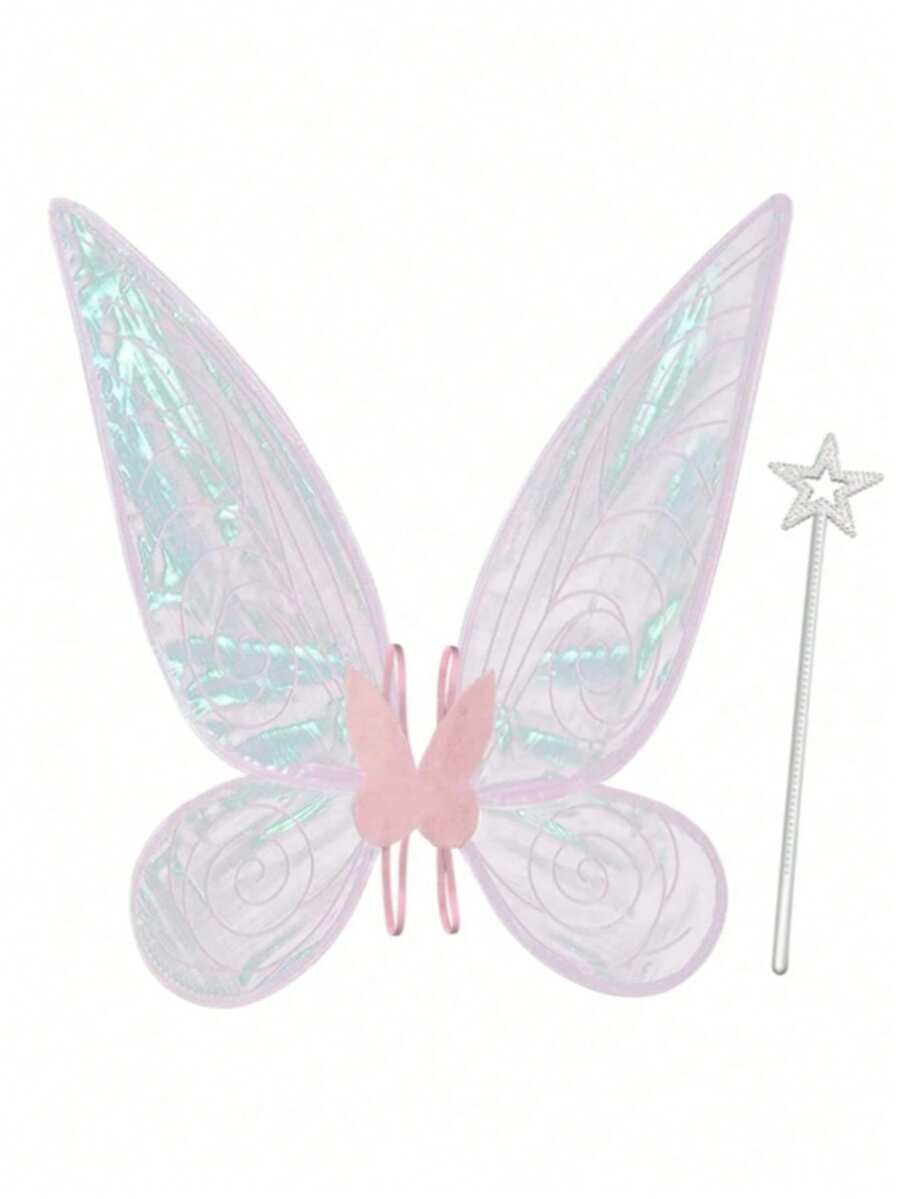 1pc Adult Fairy Wings, Butterfly Wings, Angel Wings, Women Fairy Costume, Decorative Party Gifts For Costume Party - Multicolor - View 1
