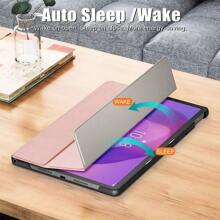 Tablet Case For Honor Pad X9 X8 X8A X8Pro 11.5 SE 11 11.5"S Cover For Xiaoxin Pad Tab M9 M10 M11 Case For Galaxy Tab S10 S9 S8 S7 FE Plus S6 Lite Tablet PC Leather Tri-Folding Stand Cover For IPad Pro 11 Air 11 13 For Xiaomi Redmi Pad SE 6S Pro Auto Sleep Edge Protection Protective Shell