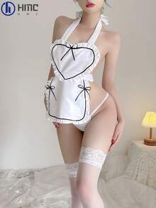 Women's Pajama Set, Including Halter Top And Panties, Modal Material, Sweet Pajamas. - trắng - Xem 4