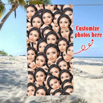 Customized Photo Beach Towels, Birthday Gifts For Her Friends, Swimming Pool Towels, Beach Lover Gifts, Mother's Day Creativity, Fun Christmas Gifts, Single Towels,Multi-Functional,Durable,Ornamental,Reusable,Exquisite,Stylish,High-Quality,Colorful,Modern,Custom,Personalized,Unique,Ideal Gifts For Him,Ideal Gifts For Her,Boyfriend,Dad,Girlfriend,Mom,Family,Friends,Tea Room,Home,Garden,Office,For Anniversaries,For Valentine's Day,For Mother's Day,For Birthdays,For Father's Day,For Graduation,For Weddings,For Housewarming,Home & Living,Christmas Home Atmosphere, Autumn Home Refresh